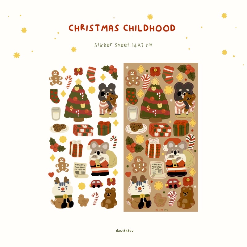

Do With Luv | Special Christmas Sticker Sheet