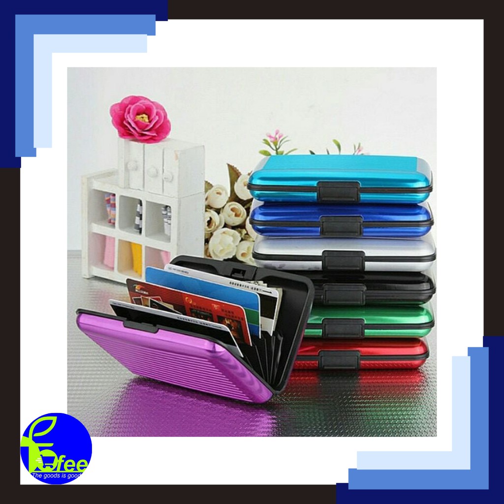 [IMPORT] - Dompet Kartu Caddy Card Caddy Dompet Kartu Tahan Air Aluminium Case Organizer Anti Air