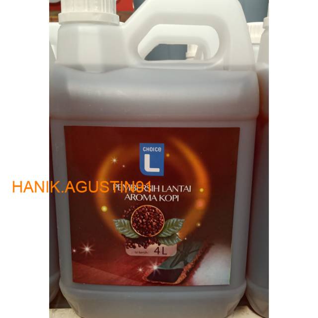 CHOICE L PEMBERSIH LANTAI SABUN PEMBERSIH LANTAI AROMA KOPI 4 LITER