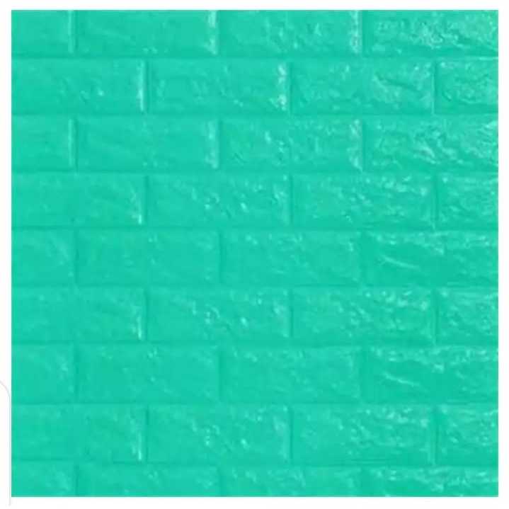 TERMURAH [ PAKET 10 LEMBAR ] Wallpaper 3D Foam Batu Bata / Sticker Dinding Timbul-5