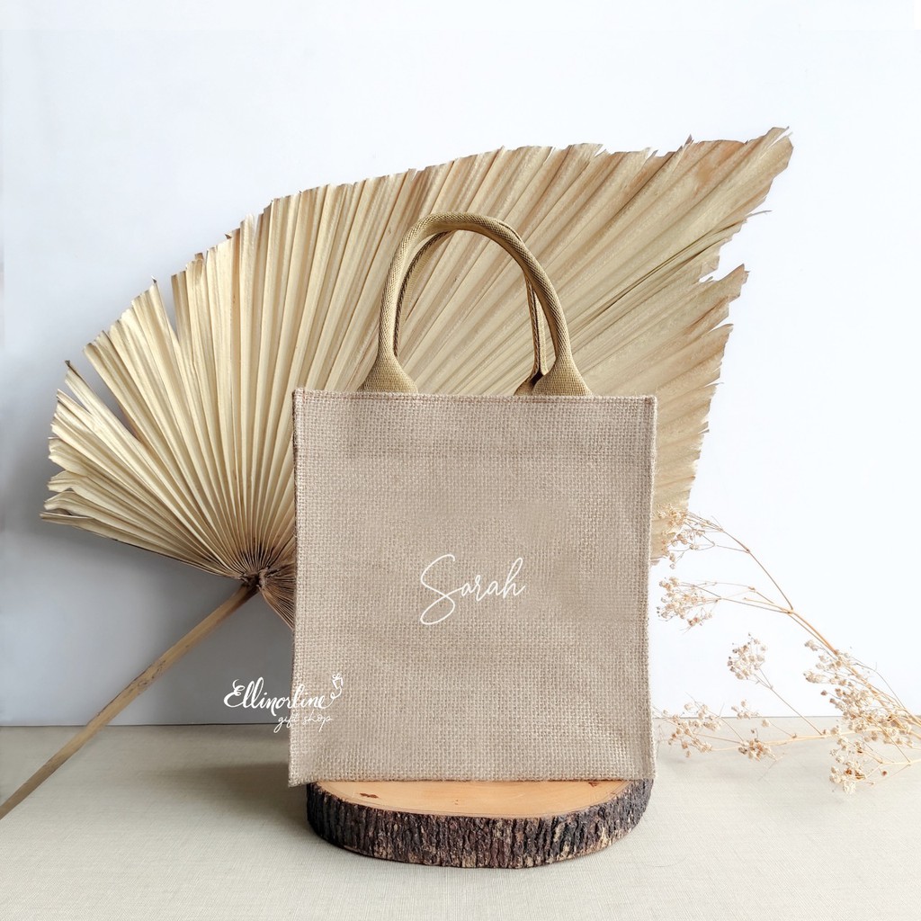 JUTE BAG/ TAS SLEMPANG/ TAS WANITA MURAH/ SLING BAG/ BRIDESMAID BAG