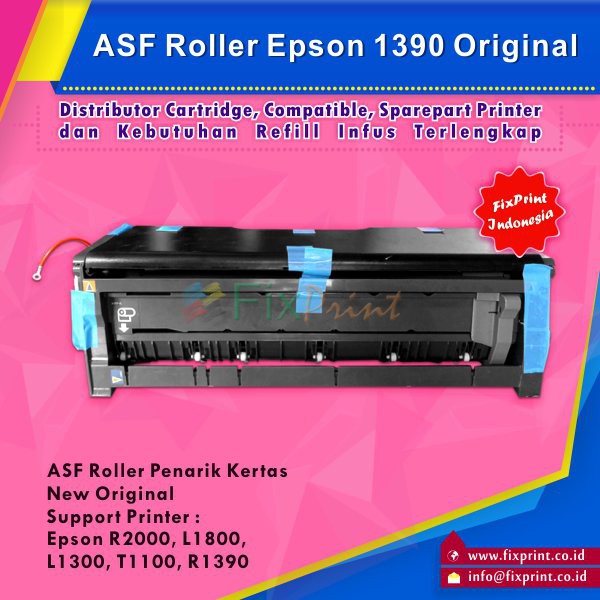 ASF Roller Penarik Kertas Epson Stylus Photo R2000 L1800 L1300 T1100 R1390 New Original