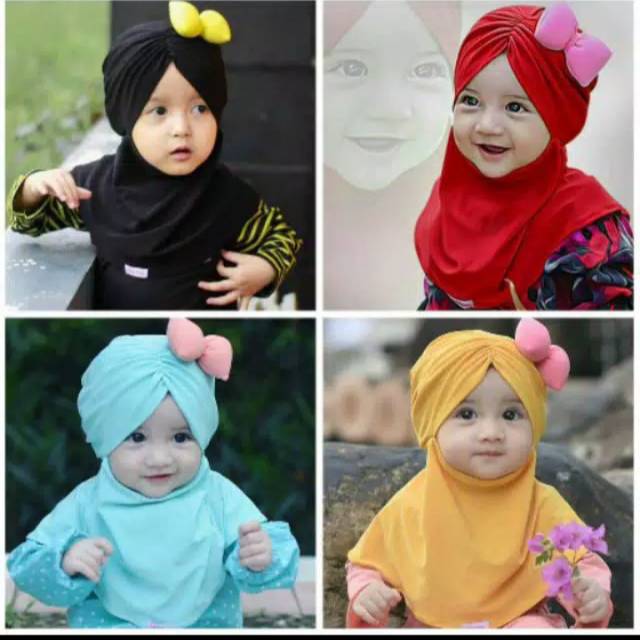 Hijab anak Lubna kids