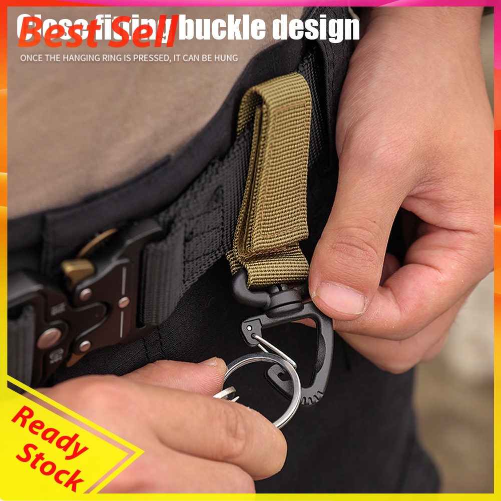 Triangle Backpack Hanging Buckle 360-Degree Rotation D-Shaped Fastener Hook