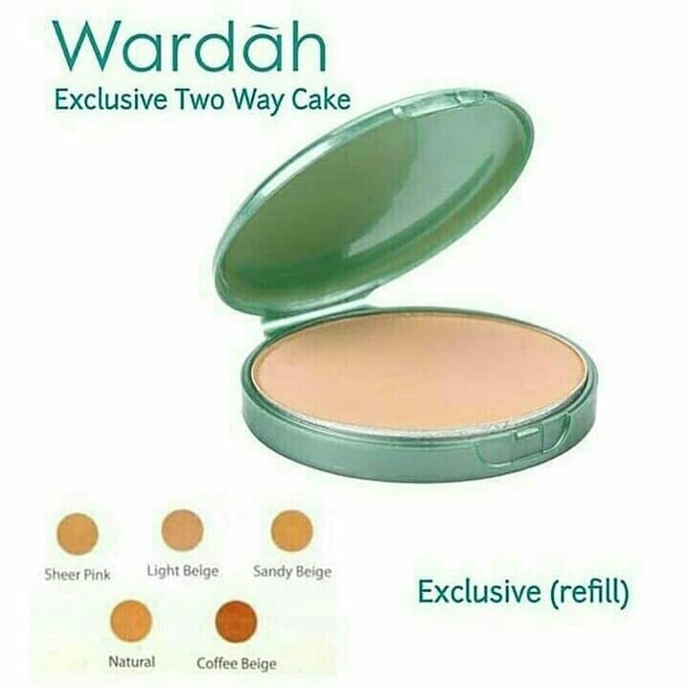 ❤ BELIA ❤ Wardah Exclusive Two Way Cake | Bedak Foundation ( FULL / Refill ) BPOM