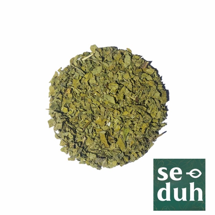 

Teh-Daun- Teh Peppermint Murni Serpih / Dried Pure Peppermint Flakes Tea 10 Gram -Daun-Teh 800 Teh-