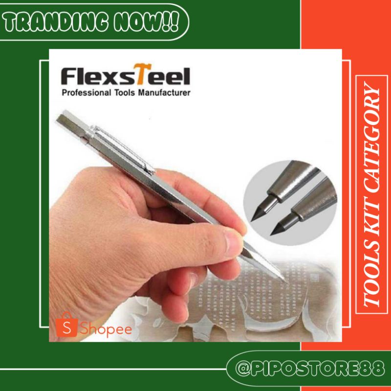 Pena Ukir Pisau Ukir Metal Engraving Scriber Tungsten Carbide Tip
