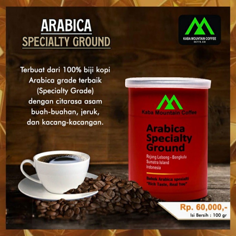 

KOPI ARABICA SPECIALITY GROUND