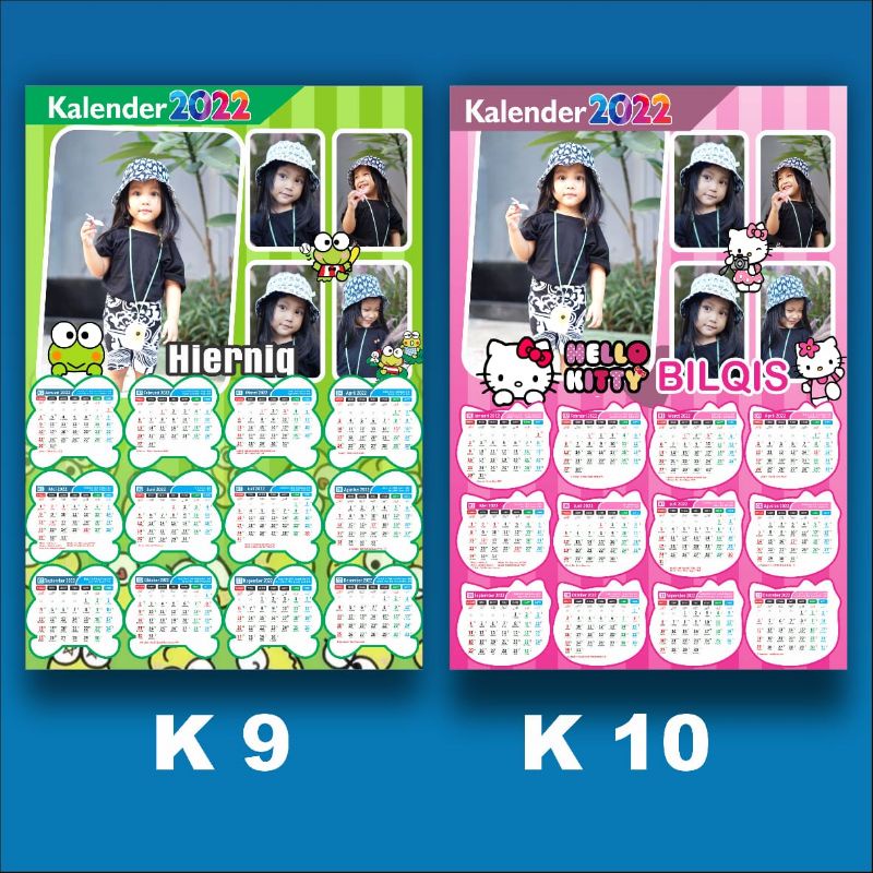 Jual CETAK BIKIN SOUVENIR KALENDER DINDING GANTUNG FOTO KELUARHA ...