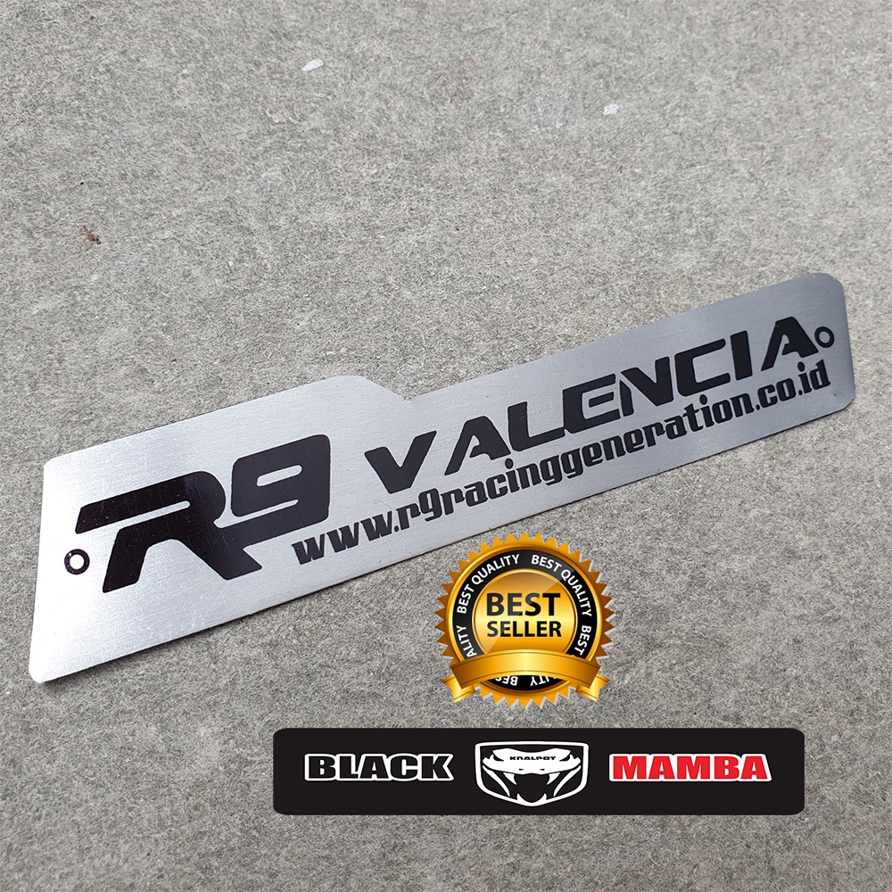 EMBLEM KNALPOT RACING MERK R9 VALENCIA