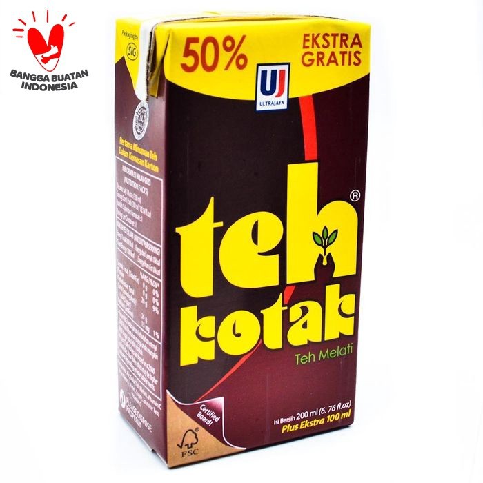 

Teh Kotak ULTRA - Isi 200 ml bonus 50% jadi isinya 300 ml