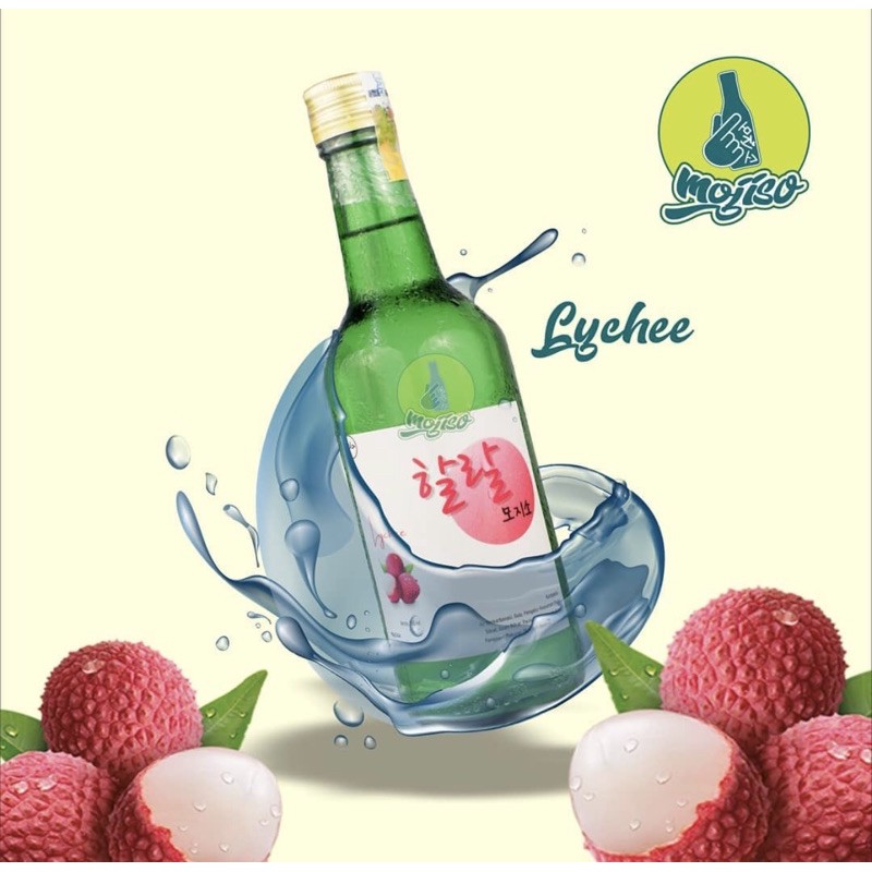 

BEST SELLER!!! "LYCHEE" SOJU HALAL MOJISO NON ALCOHOL ( HALAL 100% )