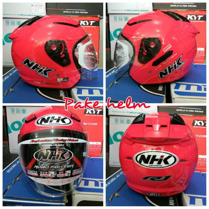 Untuk Anda HELM NHK HELM NHK R1 PINK MAGENTA