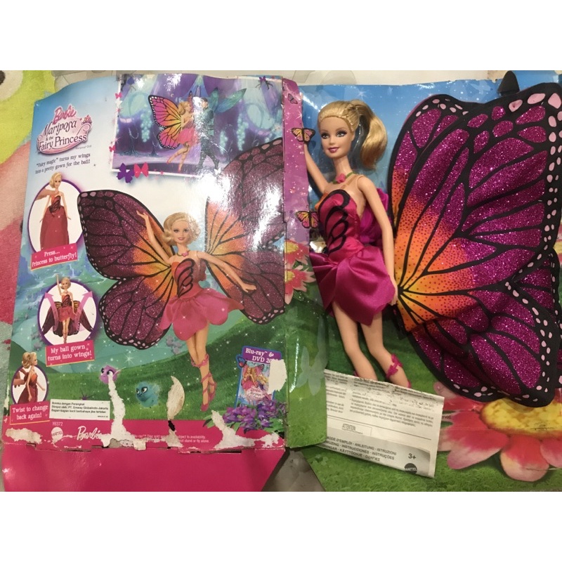 barbie mariposa NRFB original mattel