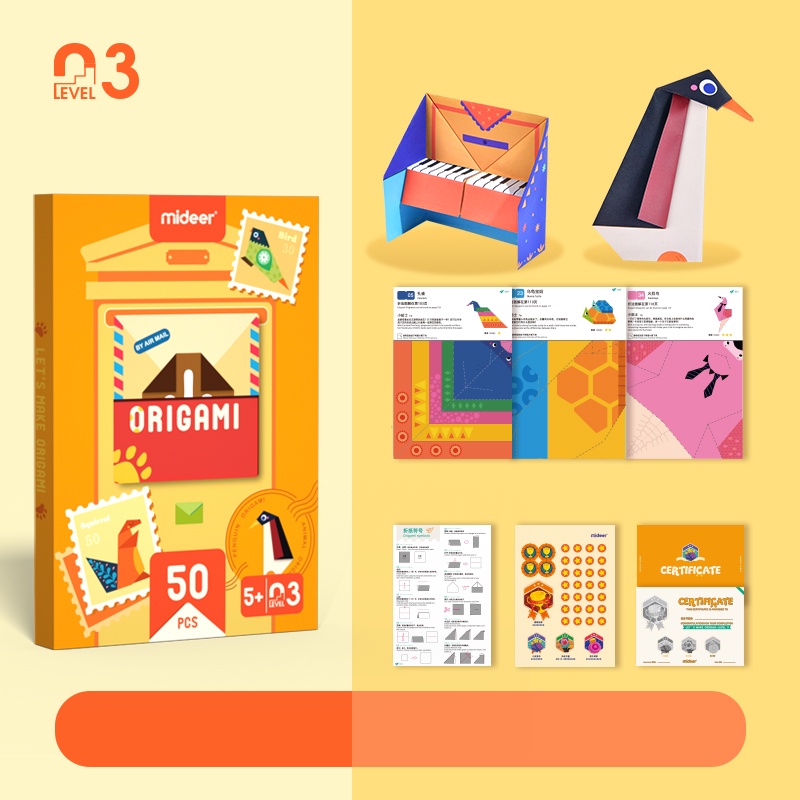 TweedyToys - Mideer Let's Make Origami / Mainan Edukasi