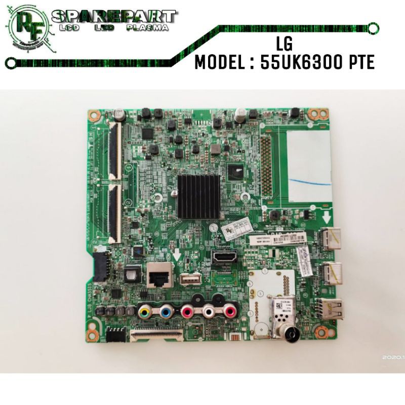 MB TV LED LG 55UK6300PTE  Mainboard tv led lg 55uk6300 pte  EAX67872805