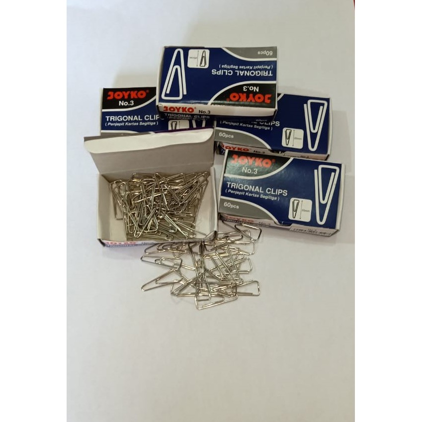 

Joyko Trigonal Clip No. 3 (Jumbo) ( 5 Box Kecil )