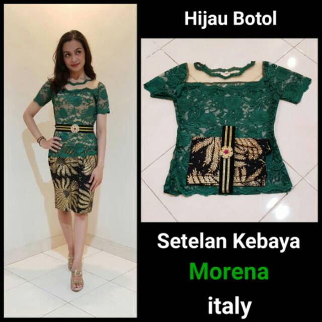 SET KEBAYA MORENA HIJAU BOTOL Shopee Indonesia SET KEBAYA MORENA HIJAU BOTOL Shopee Indonesia