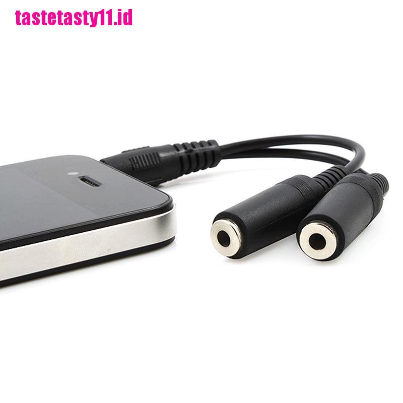 (TTID) Kabel Splitter Jack Audio 3.5mm Untuk Headphone