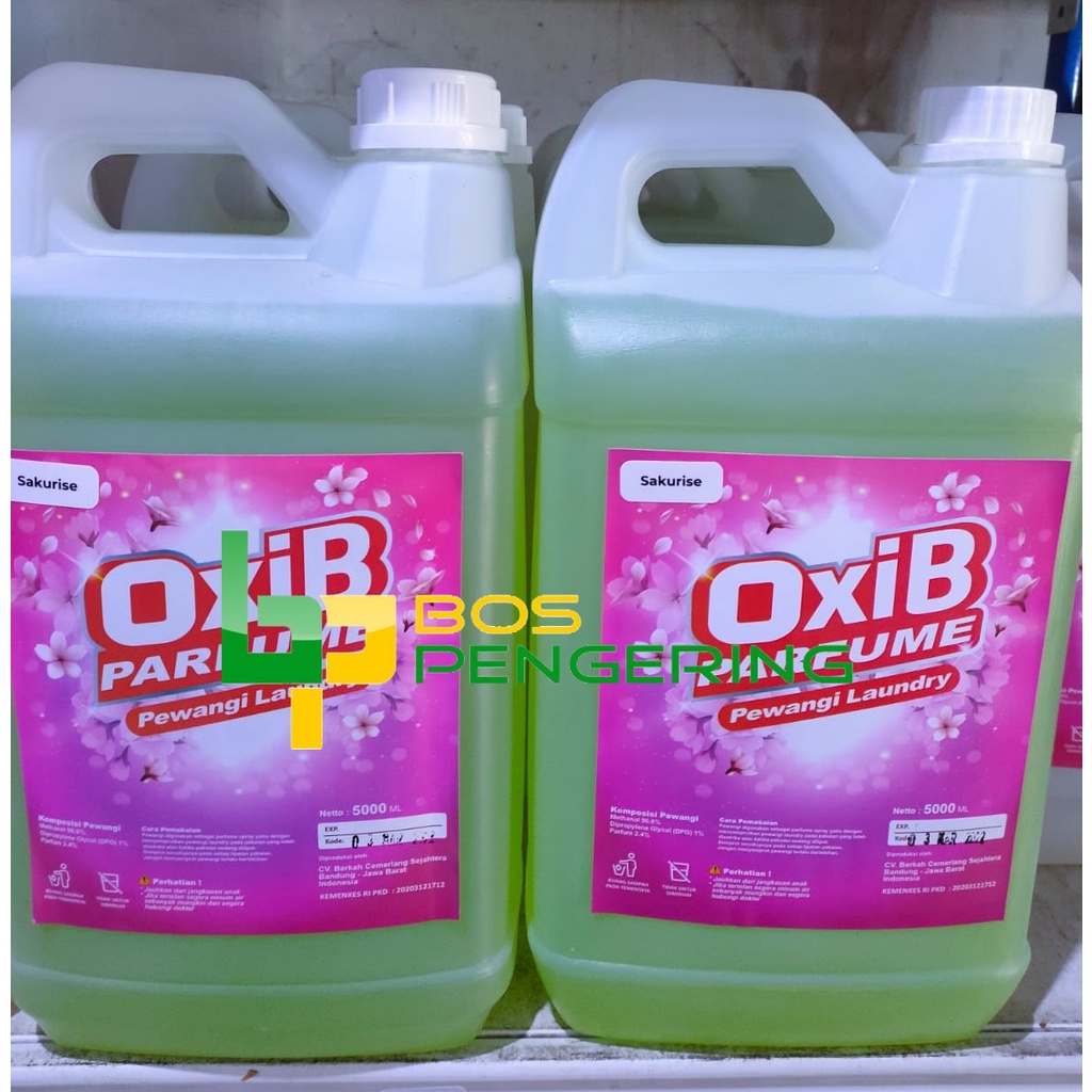 Pewangi Pakaian Laundry - OxiB Parfum Aroma Sakurise 5 Liter Parfum Wangi Murah