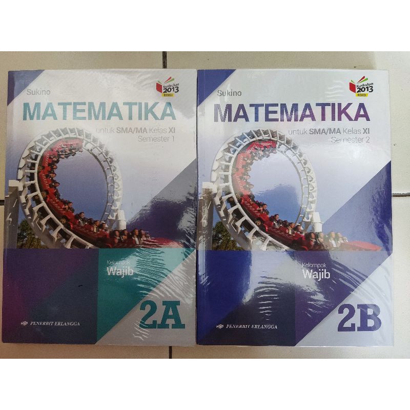 Buku cetak Matematika SMA kelas 11 Erlangga 2A 2B
