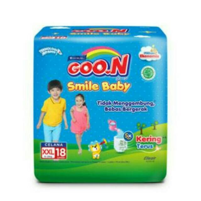 Diaper Pants Goon smile baby ukuran xxl isi 18
