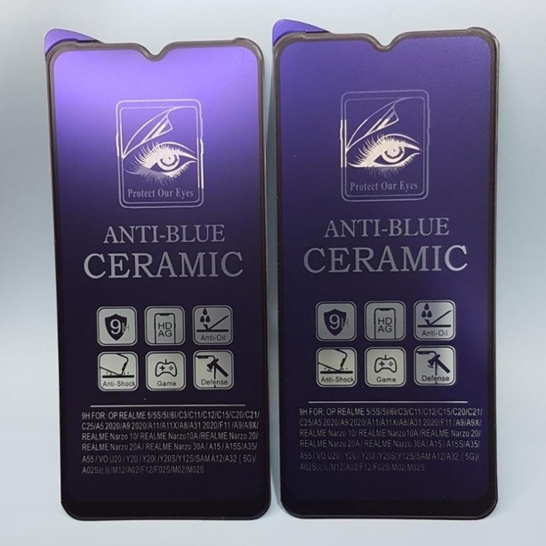 SCREEN PROTECTOR CERAMIC MATTE ANTI BLUE VIVO Y21 Y21S - FA