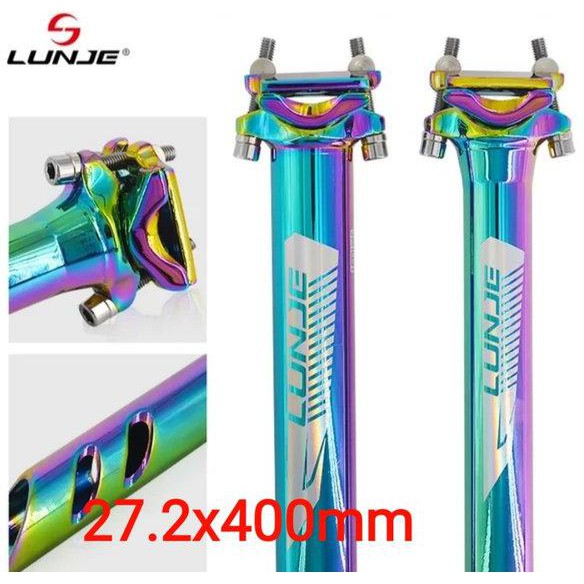 Lunje Seatpost 27.2mm Seatpost Tiang Sadel Sepeda Roadbike MTB