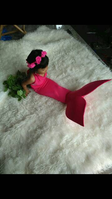 Baju duyung/baju mermaid anak.0-12 th ready