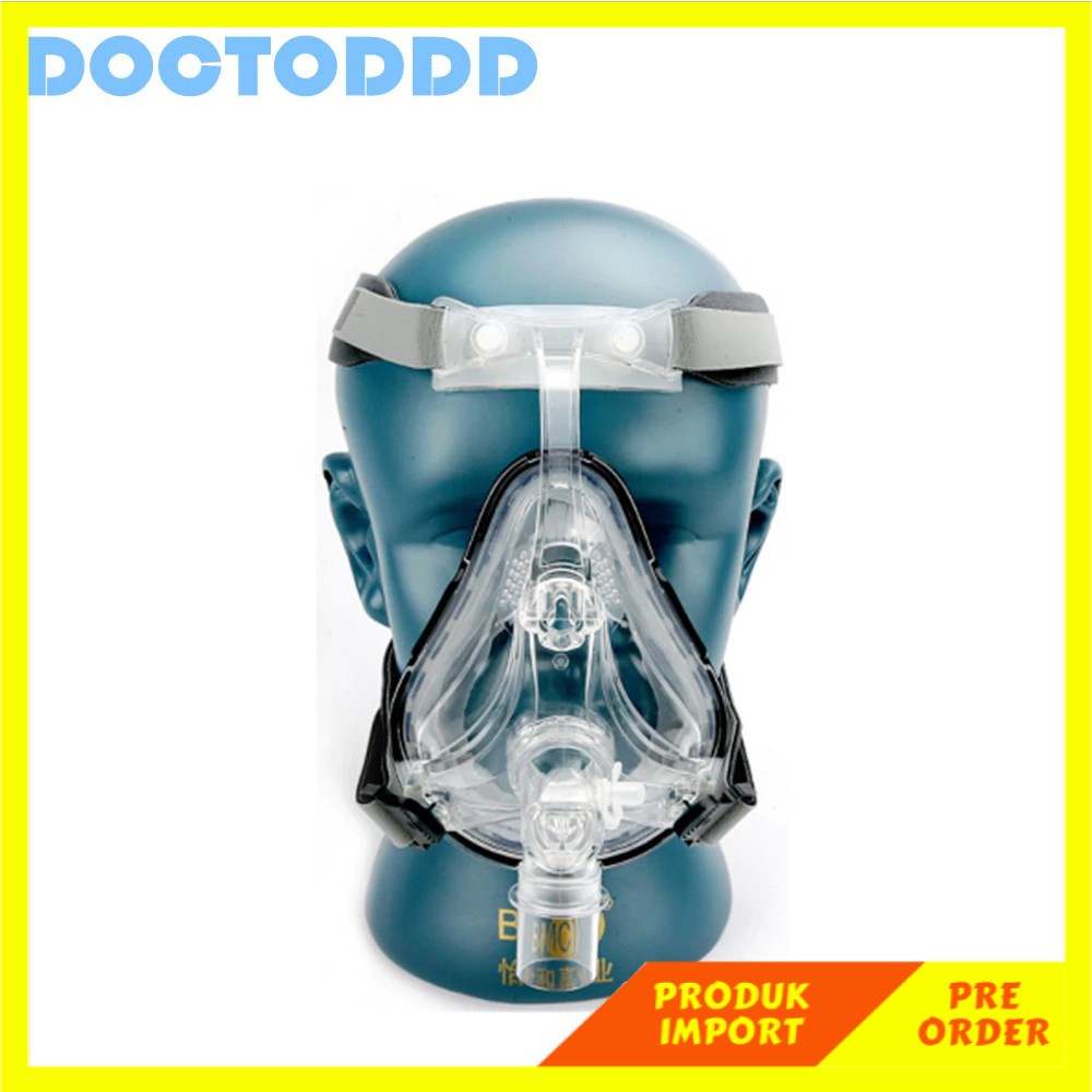PRODUK PO BMC FM1 Full Face Mask CPAP Auto CPAP BiPAP Full Face Mask Macthed All CPAP Headgear