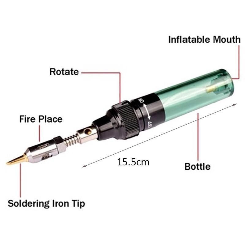 Cordless Torch Solder Iron Pen Type Gas Soldering Iron Welding