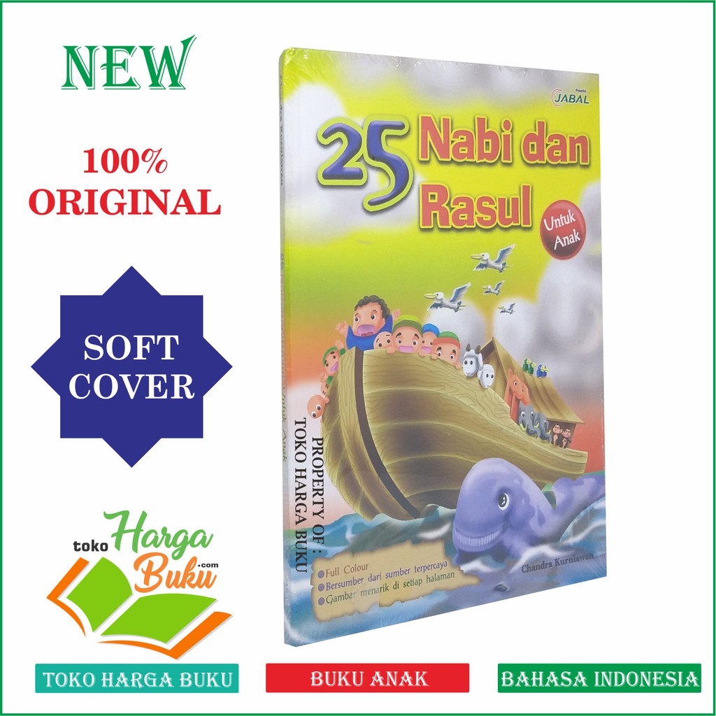 25 Nabi dan Rasul untuk Anak Full Colour - Penerbit Jabal