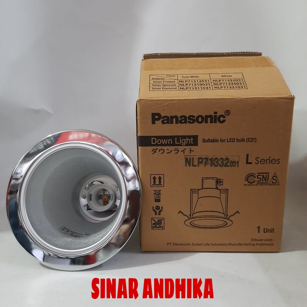 DOWNLIGHT L SERIES SILVER FROSTED 4 INCH PANASONIC NLP 71332