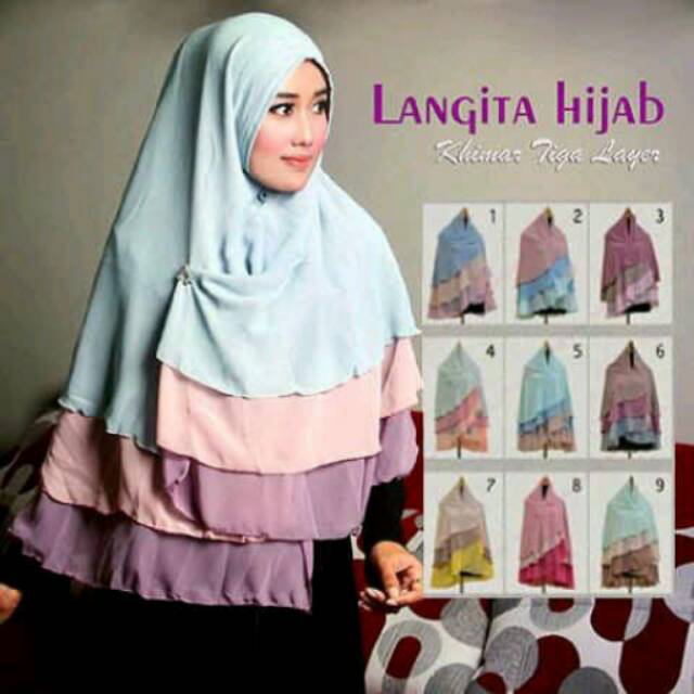 Khimar 3 layer