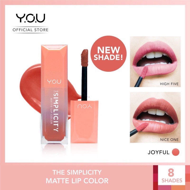 The Simplicity Matte Lip Color ( YOU MAKEUPS OFFICIAL STORE )