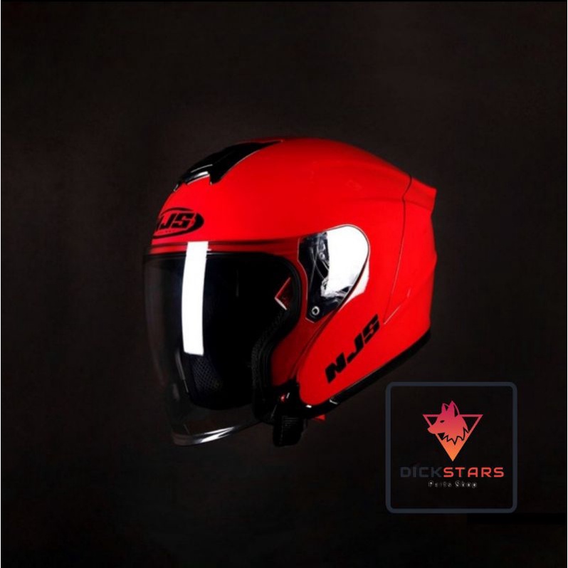 NJS Kairoz Half Face-Merah