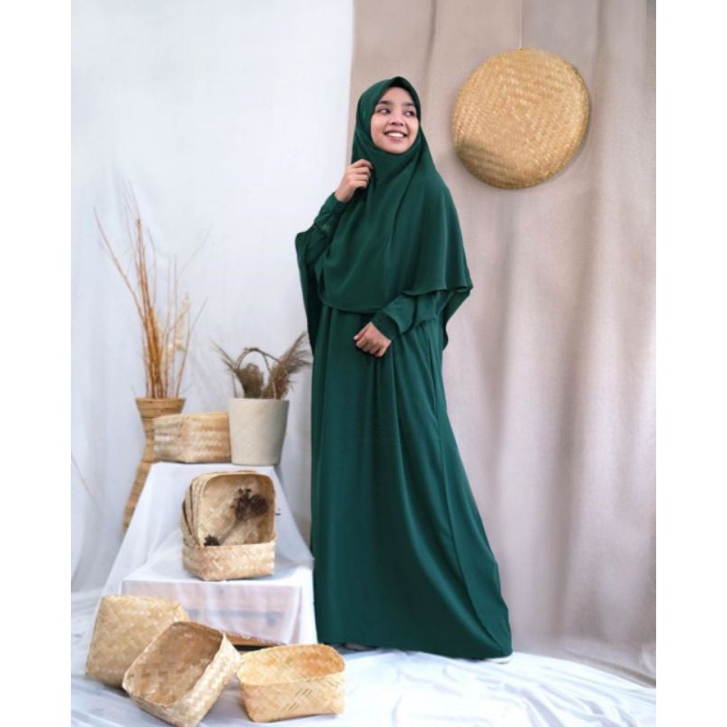 Gamis Hami Polos (Perpaduan Hari dan Ayumi) Hijab Alila