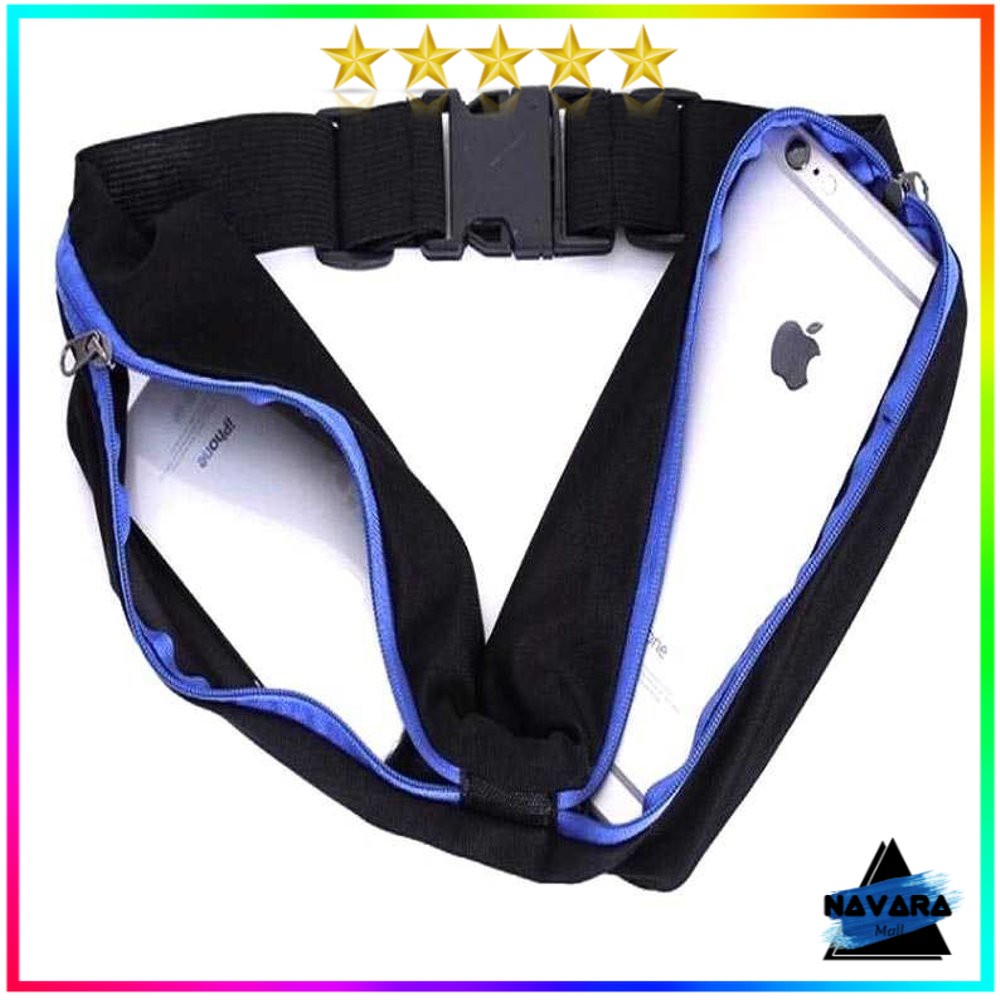 Sabuk Tas Olahraga Lari Jogging 2 Slot HP