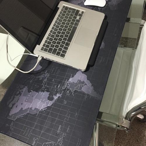 Taplak Meja Tatakan Mouse Pad Raksasa Matras Peta Dunia Ukuran Besar