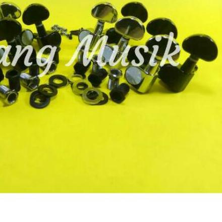 ➸ Dryer Grover Full Set Besi - Tuning Gitar Elektrik dan Akustik - Drayer Gitar ☄