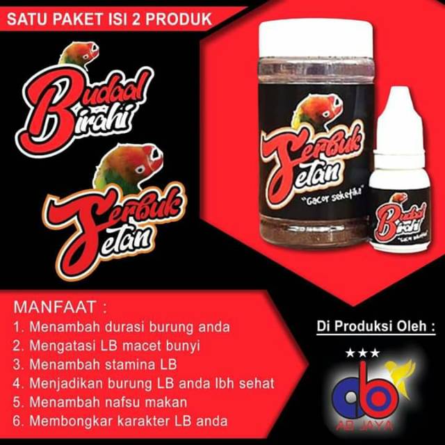 Paket penggacor Lovebird