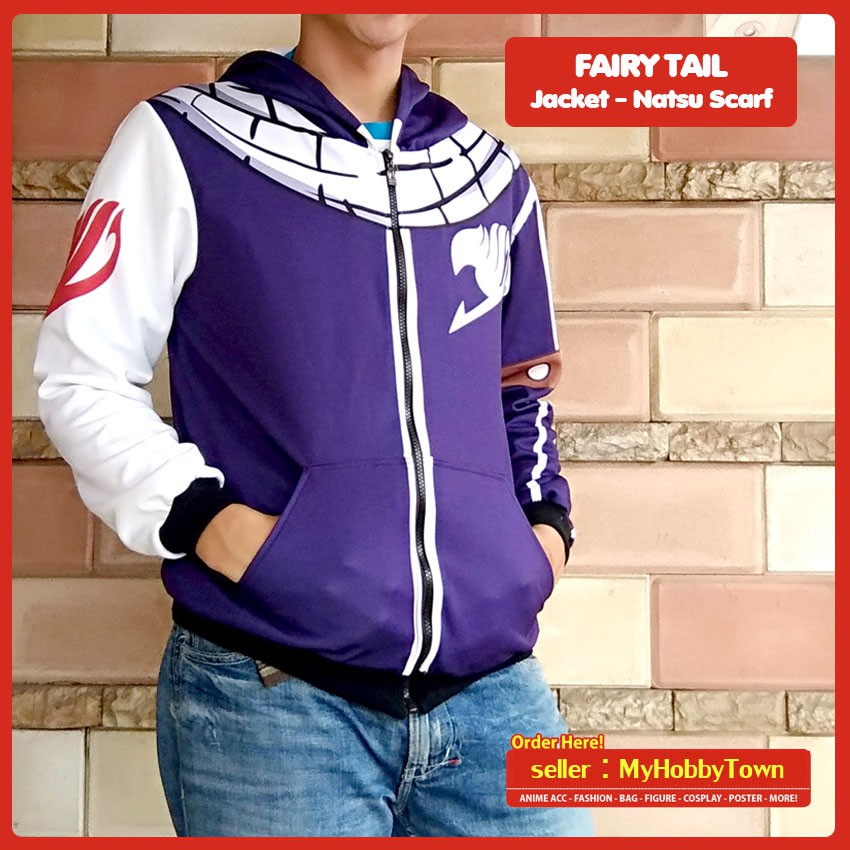 Jaket Anime Fairy Tail Natsu Dragneel Full Print