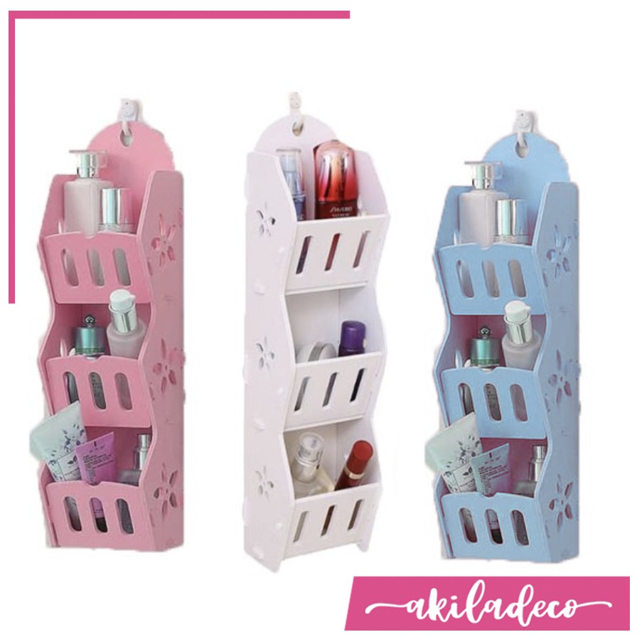 RAK GANTUNG SERBAGUNA Storage Decorative Rack Shabby chic rak remote READY PUTIH UNIK