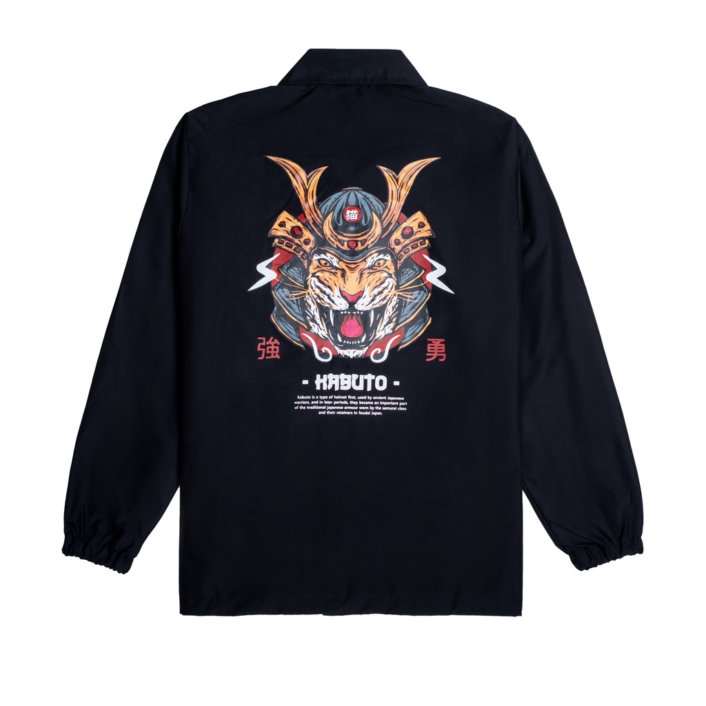 JAKET PRIA - JAKET COACH SALVIO HEXIA - JAKET WINDBREAKER - JAKET PARASUT - JAKET PARASUT PRIA-KABUTO BLACK