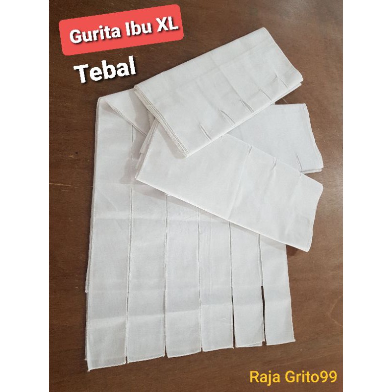 1 Lusin gurita ibu Melahirkan XL bahan tebal / 12 pcs Stagen ibu XL tebal / grito ikat ibu / grita ibu / korset - Grosir