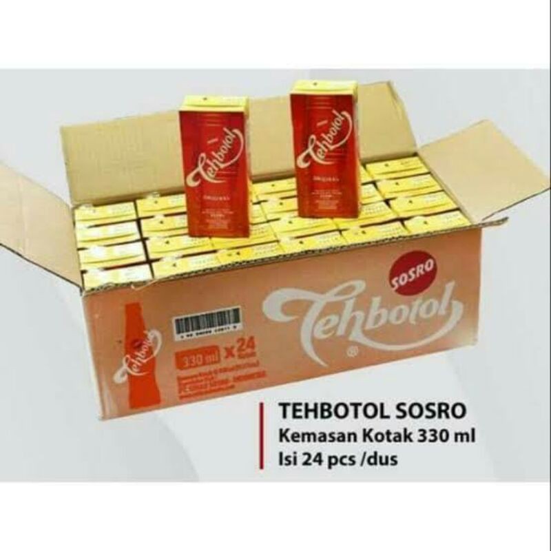 

Teh Botol Sosro Kotak 330ml (1dus 24pcs)