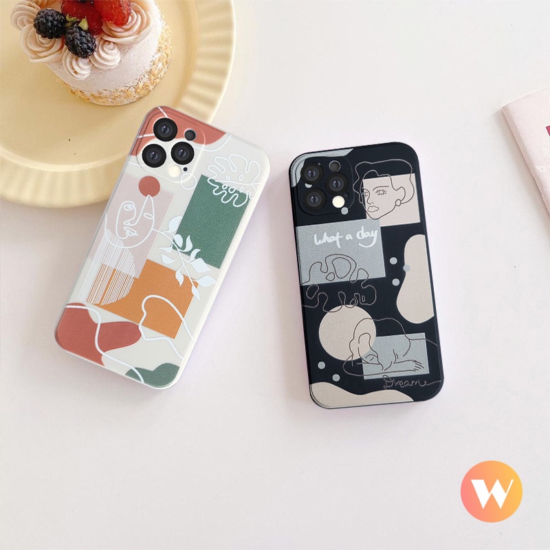 Soft Case Desain Wajah Abstrak Untuk VIVO Y17 Y12i Y20 Y53 Y15 Y33s Y12s Y11 Y33T Y21T Y31 Y21 Y51 Y91 Y20s G Y01Y21s Y50 Y15S Y20 Y30A Y30i Y30A Y30A Y20C Y30A Y30A Y20