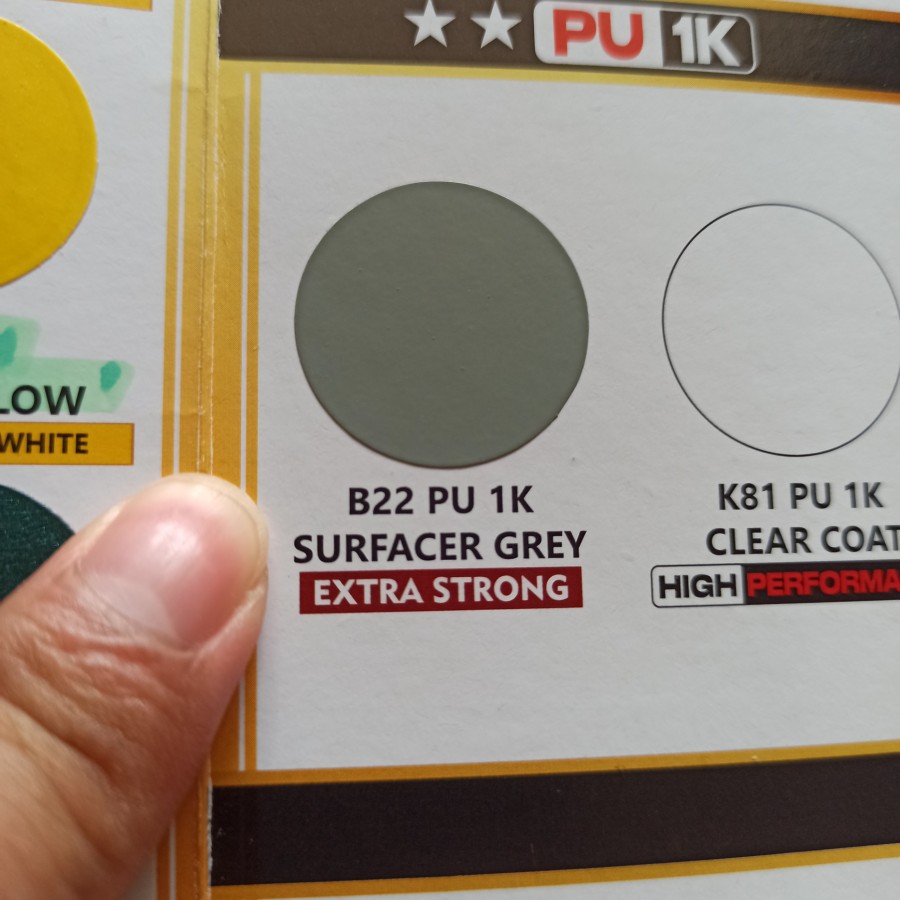 SAPPORO ULTIMATE ** B22 PU 1 K SURFACER GREY EPOXY Cat Semprot Pilox Pylox