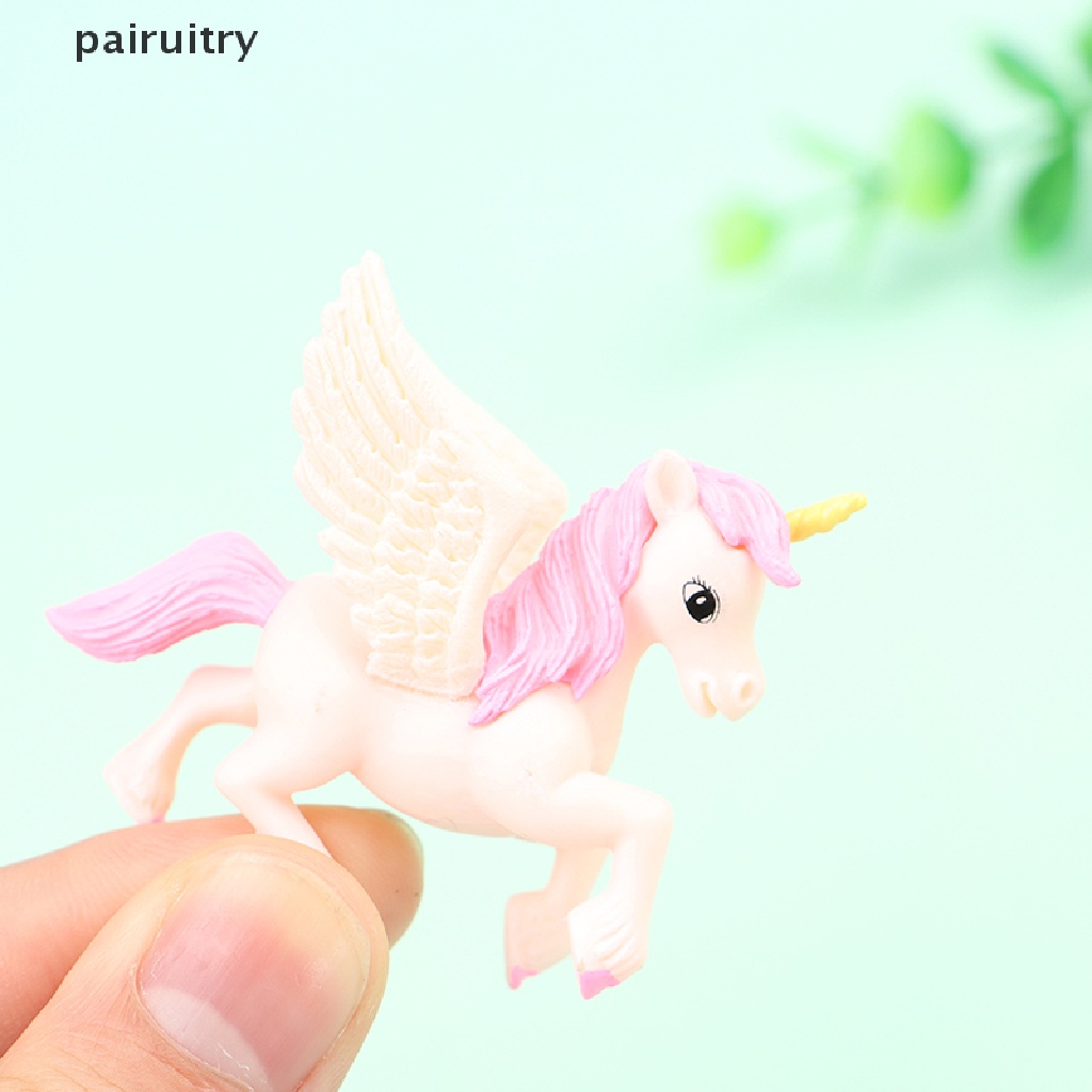 Prt Miniatur Kuda Pegasus Untuk Dekorasi Taman Minifairy Garden PRT