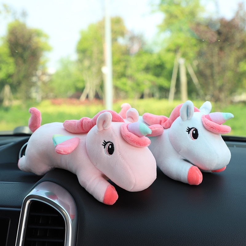 boneka  mobil kuda pony Boneka Unicorn Warna Warni Mini Bertanduk/Boneka Kuda Pony Terbaru